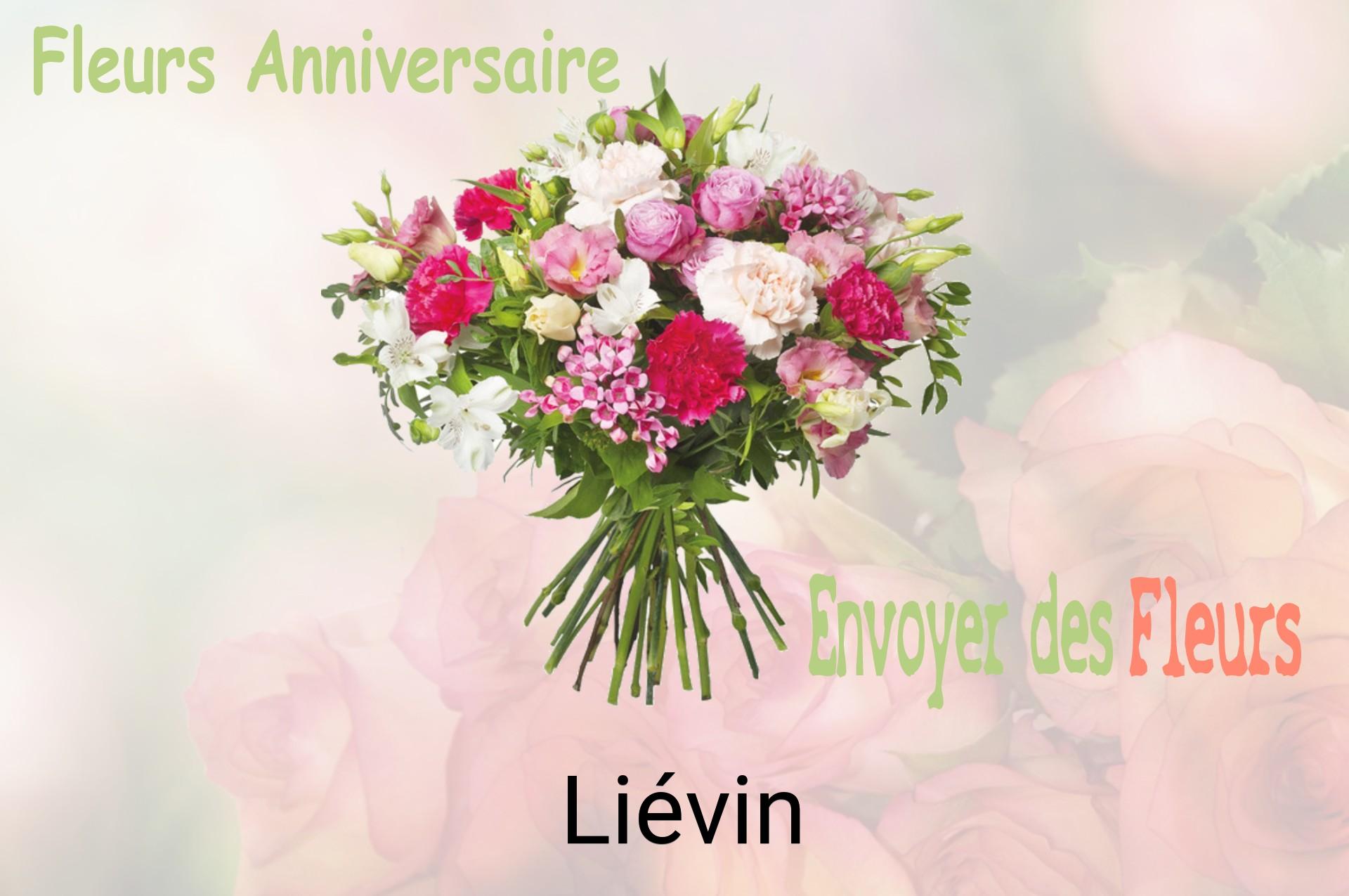 Bouquet de fleurs d’anniversaire livré à Liévin