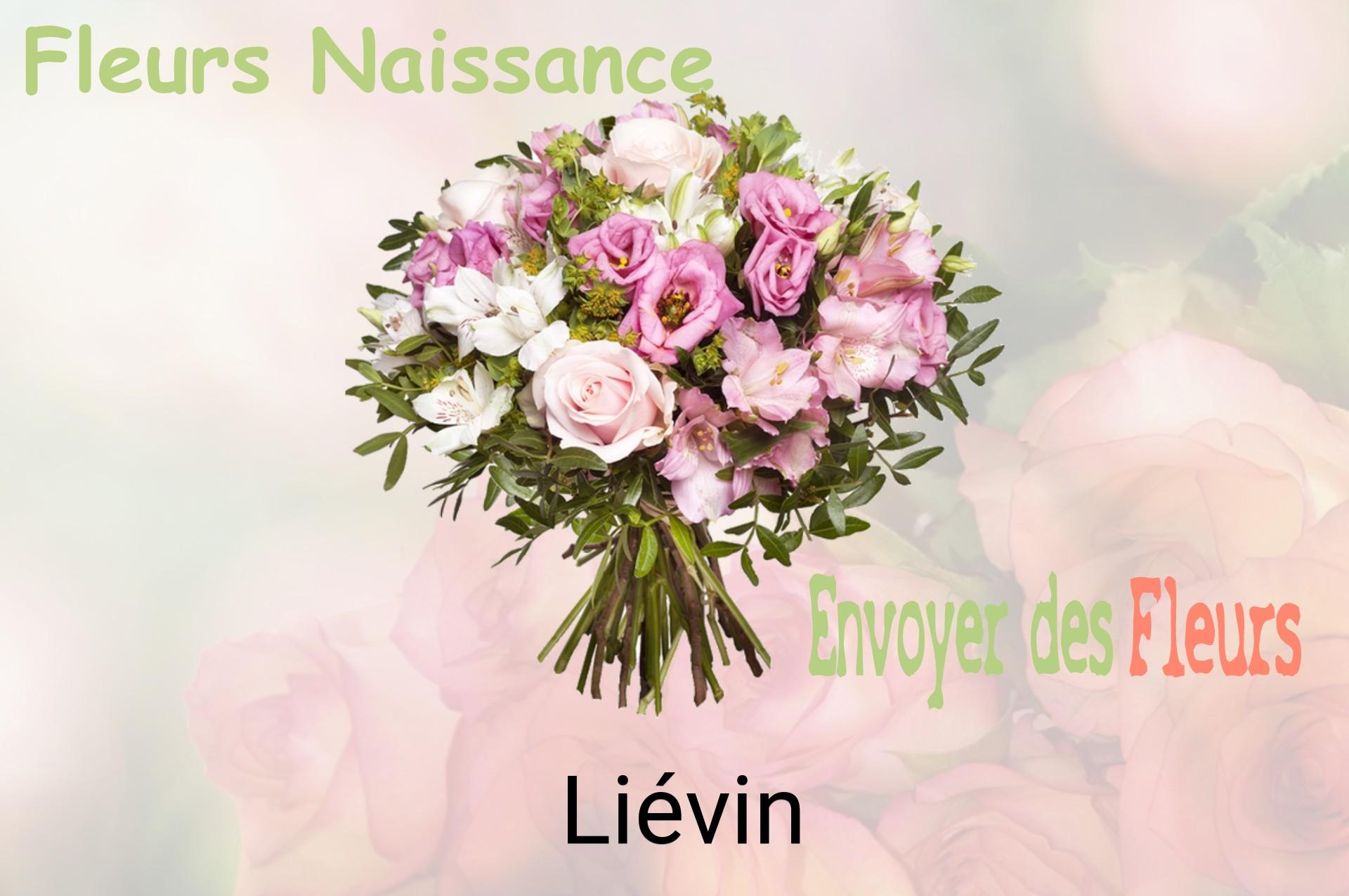 Bouquet de fleurs de naissance livré à Liévin